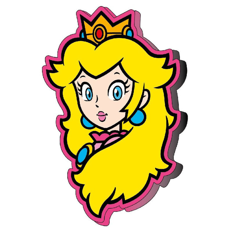 Almofada 3D Peach Super Mario Bros