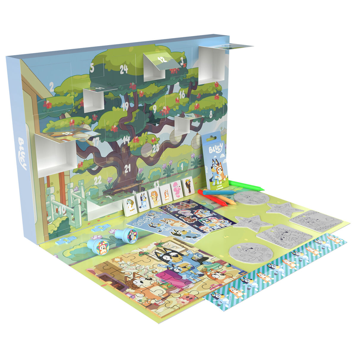 Calendário Advento Bluey Infantil
