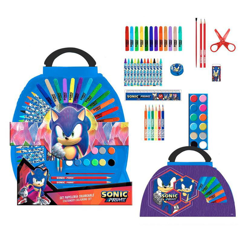Set de Papelaria Sonic Prime 50pcs