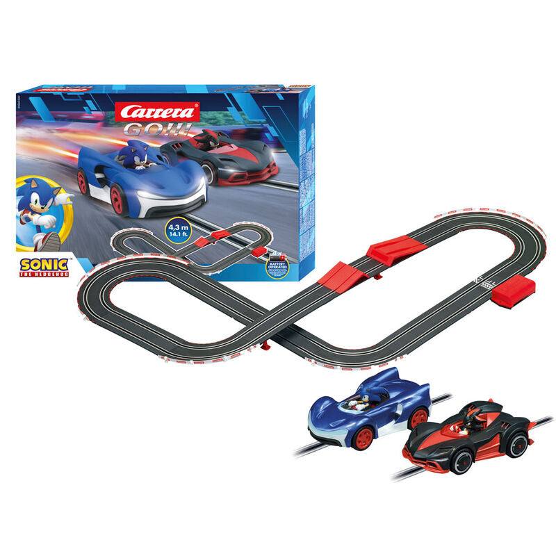 Pista Carrera Circuito Sonic + Shadow Sonic the Hedgehog Carrera GO!!!