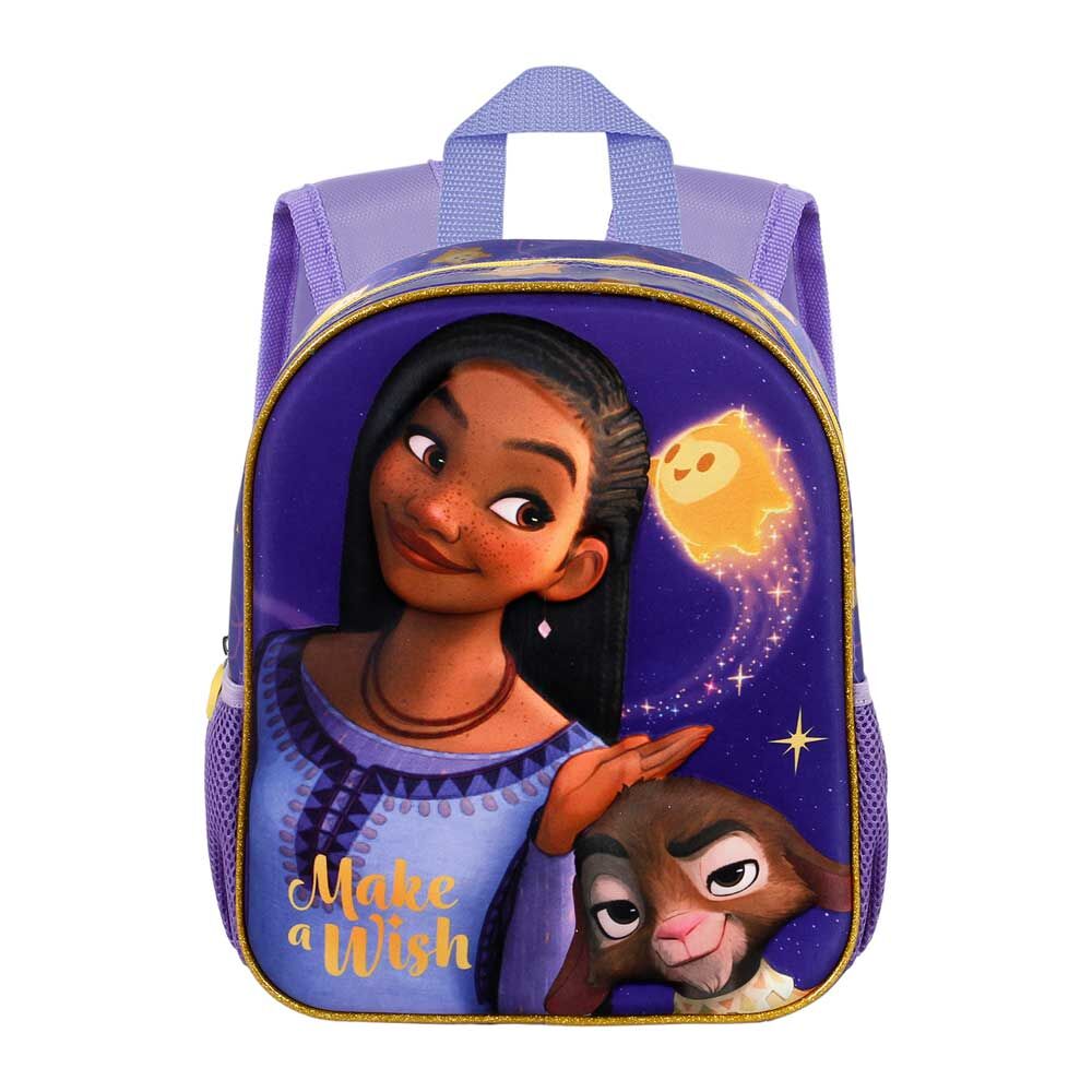 Mochila Pré-Escolar 3D Wish Disney 31cm