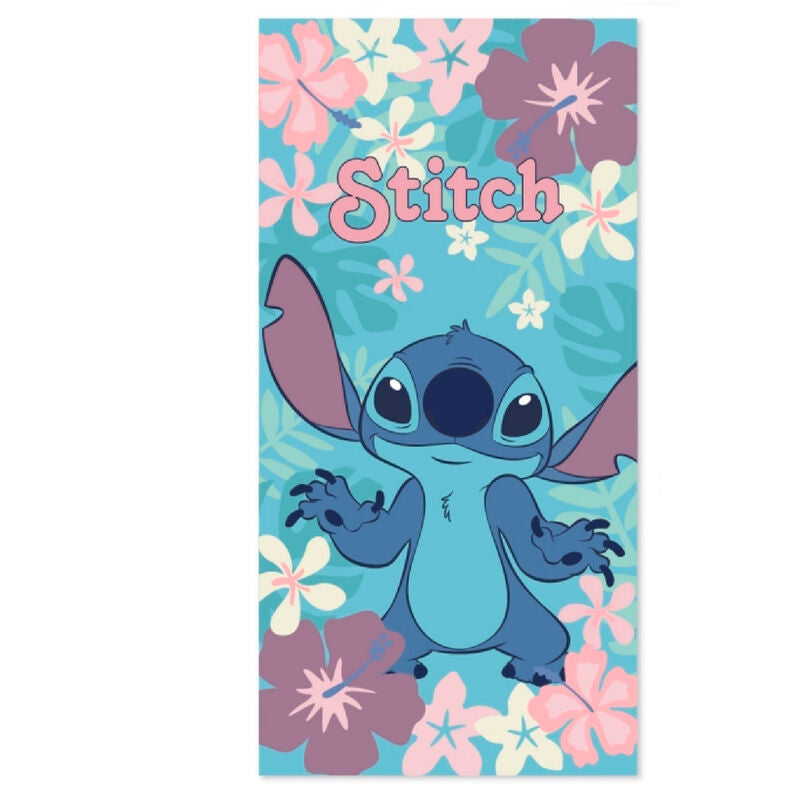 Toalha de Praia Algodão Flowers Stitch Disney