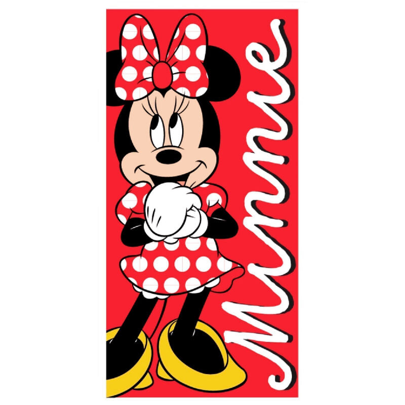 Toalha de Praia Microfibra Minnie Disney
