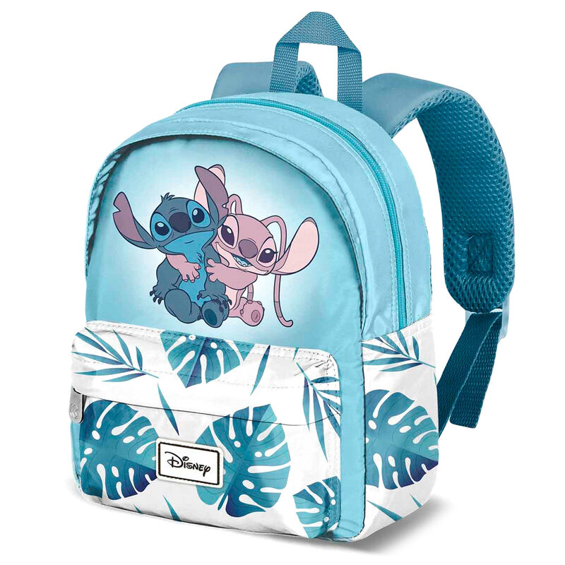 Mochila Pré-Escolar Angel & Stitch Disney 27cm