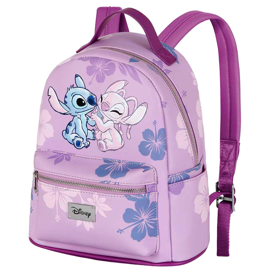 Mochila Pré-Escolar Stitch & Angel Disney 27cm