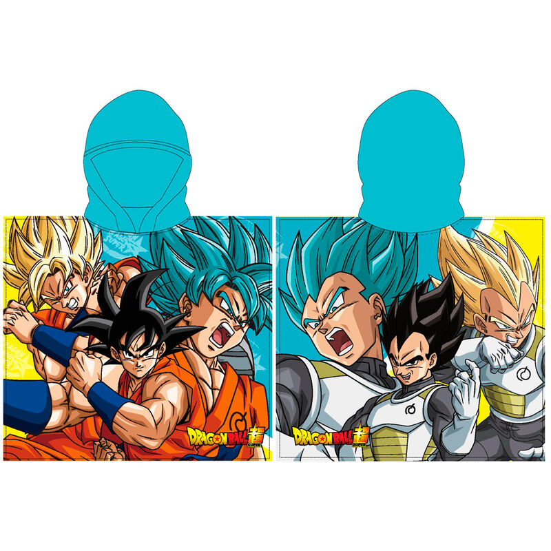 Poncho de Praia Microfibra Dragon Ball Z