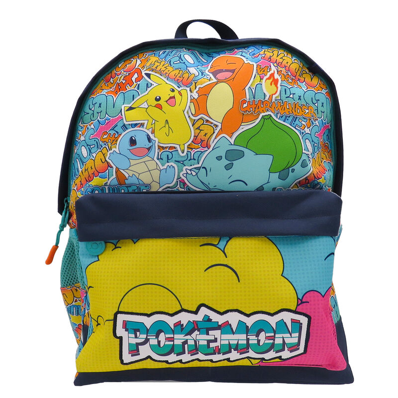 Mochila Escolar Urban Colors Pokemon Adaptável 40cm