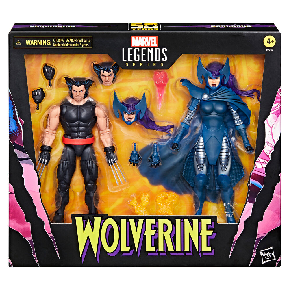 Pack Figuras Wolverine Legends Series Marvel 15cm