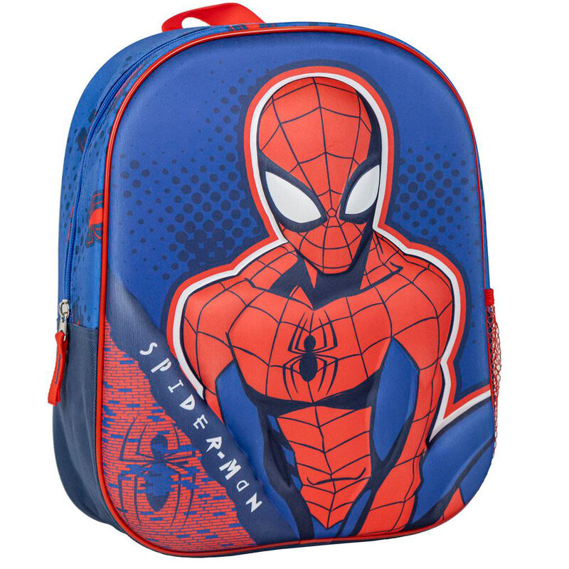 Mochila Pré-Escolar 3D Spiderman Marvel 31cm