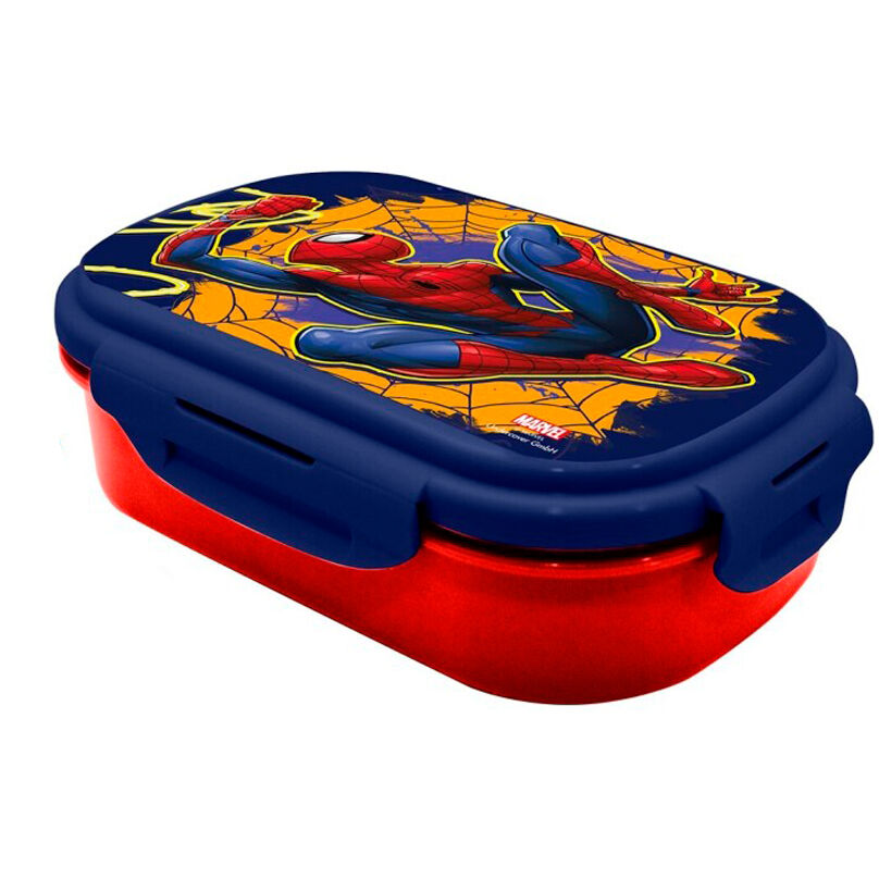 Sanduicheira + Talheres Spiderman Marvel