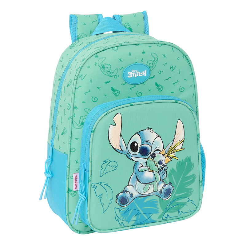 Mochila Pré-Escolar 34cm Adaptável Aloha Stitch Disney