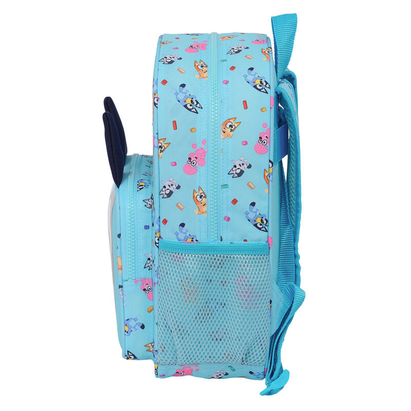 Mochila Pré-Escolar Adaptável Bluey 34cm