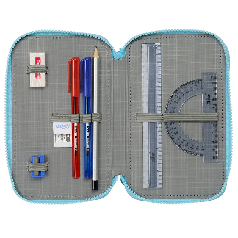 Estojo Triplo Bluey 36pcs