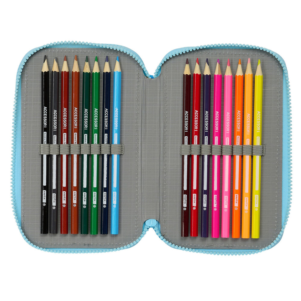 Estojo Triplo Bluey 36pcs