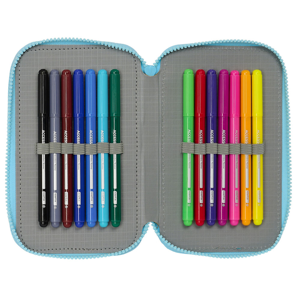 Estojo Triplo Bluey 36pcs