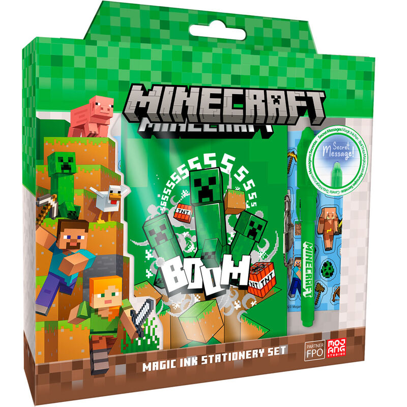 Diário da Caneta Mágica Minecraft