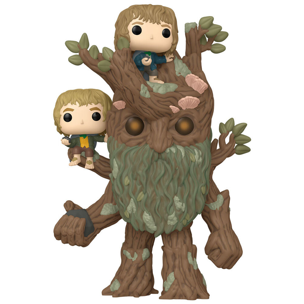 Figura POP The Lord of the Rings Treebeard with Merry & Pippin
