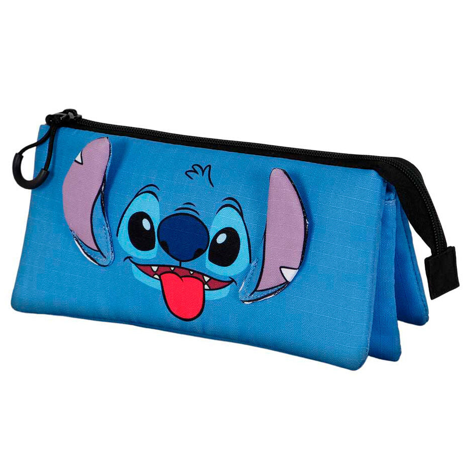 Estojo Triplo Tongue Stitch Disney