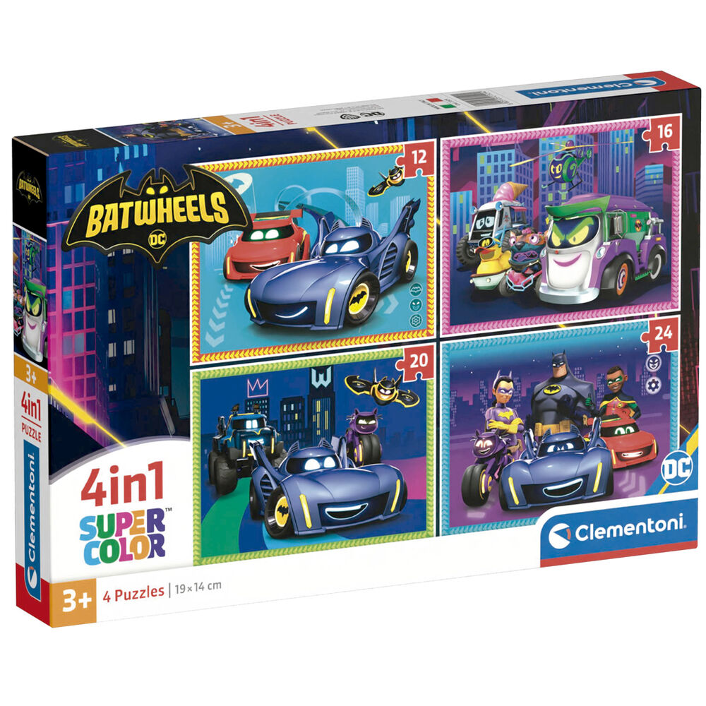 Puzzle Batwheels DC Comics 12+16+20+24pcs