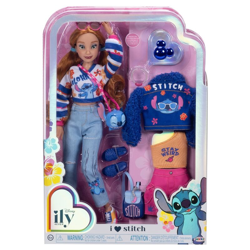 Boneca Fashion Doll Stitch Disney ily 4Ever 28cm