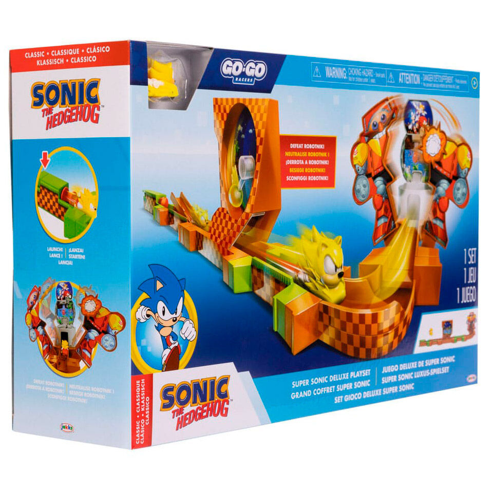 Playset Super Sonic Deluxe Go Racers Sonic