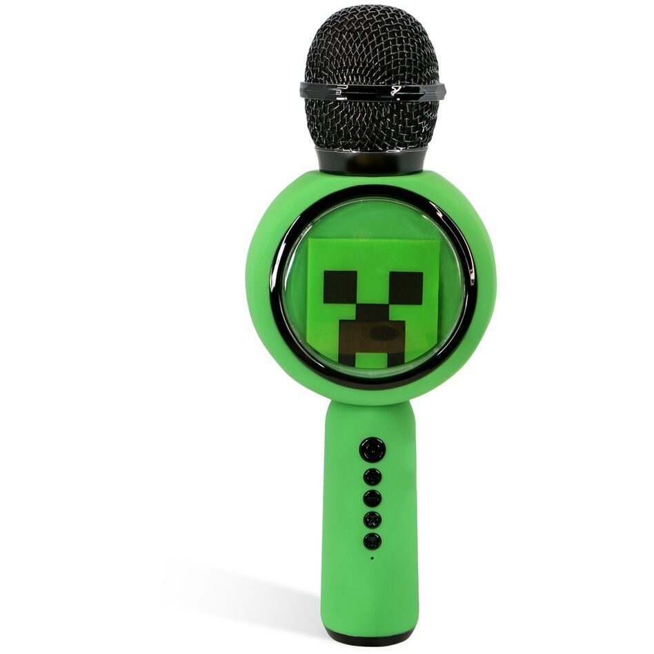 Microfone LED Minecraft