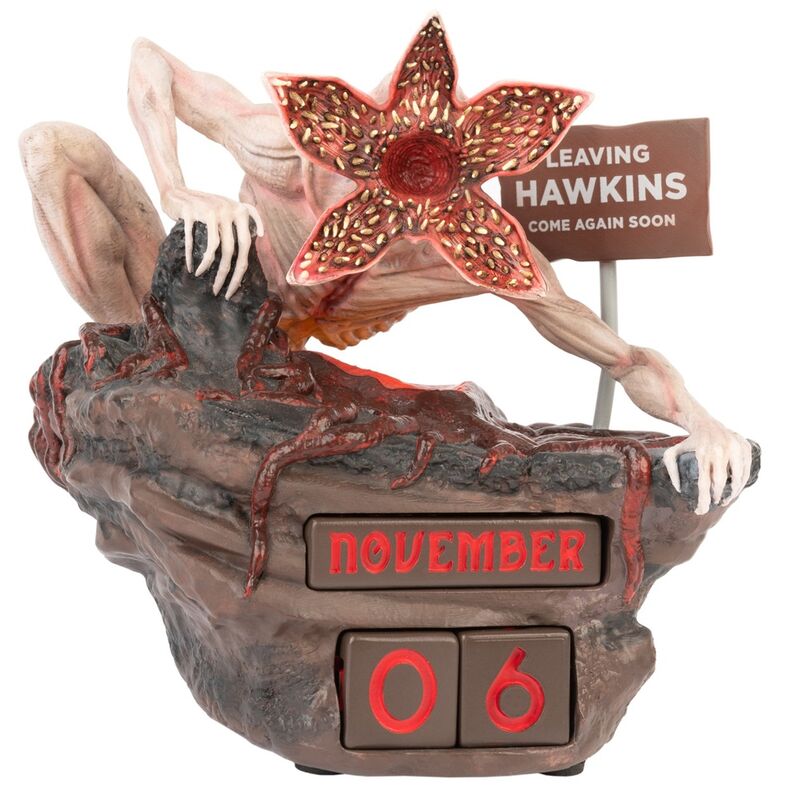 Calendário Perpetuo 3D Demogorgon Stranger Things