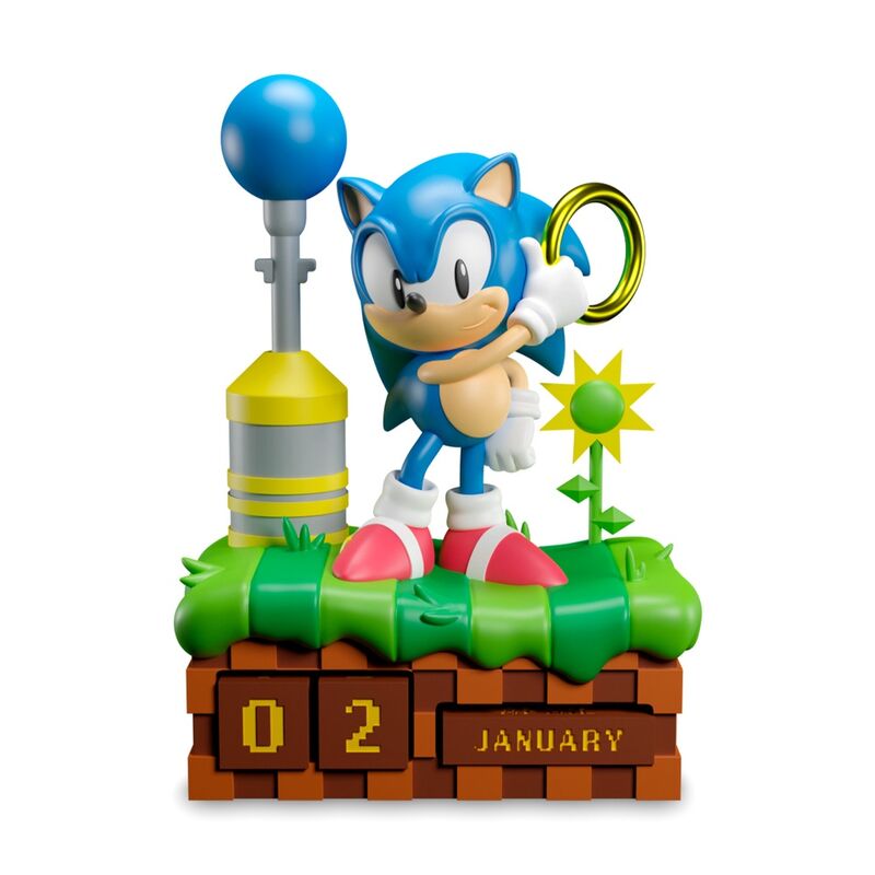 Calendário Perpétuo 3D Sonic the Hedgehog