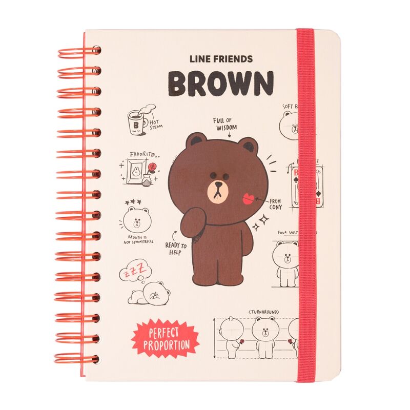 Caderno A5 Line Friends