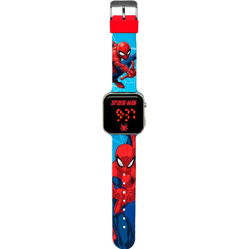 Relógio LED Spiderman Marvel