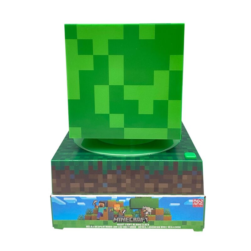 Lâmpada 3D com despertador Minecraft
