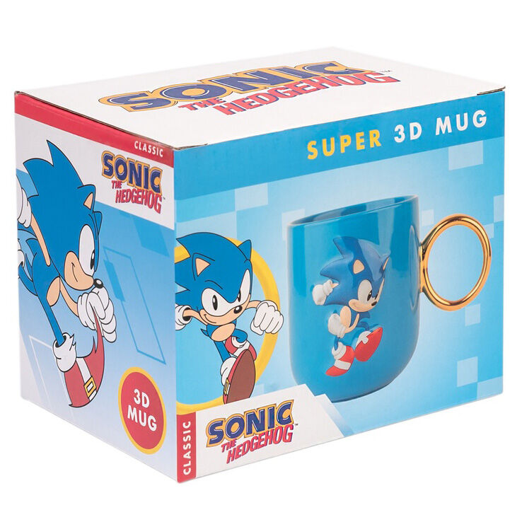 Caneca 3D Sonic The Hedgehog 350ml