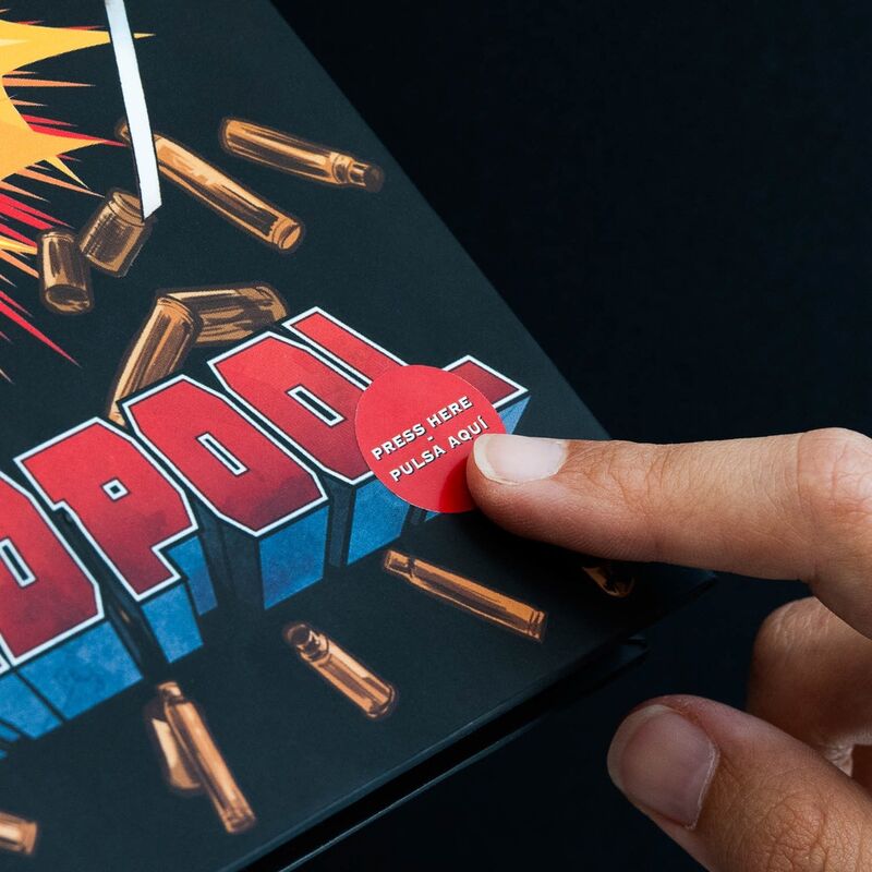 Caderno A5 Premium LED Deadpool Marvel