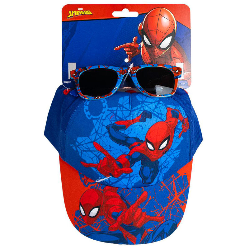 Conjunto Chapéu + Óculos de Sol Homem Aranha