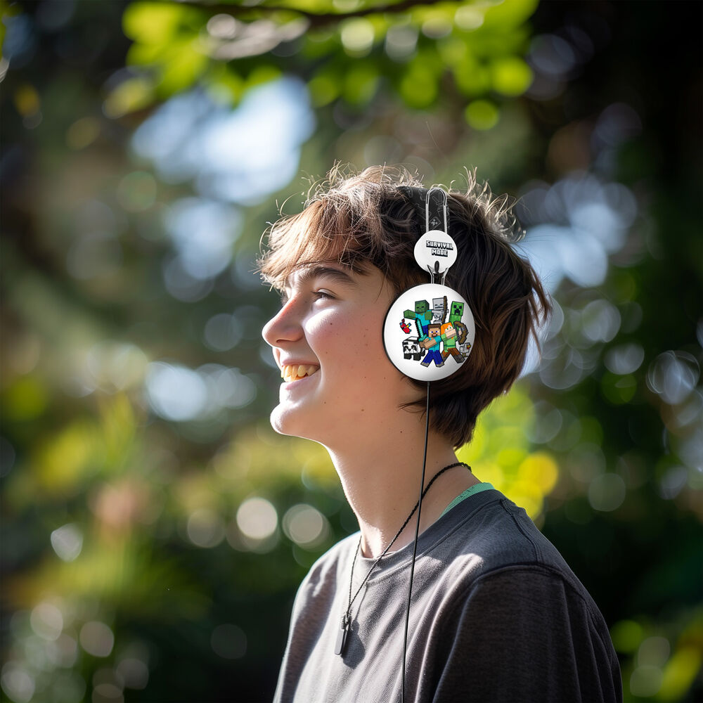 Auriculares Universais Minecraft