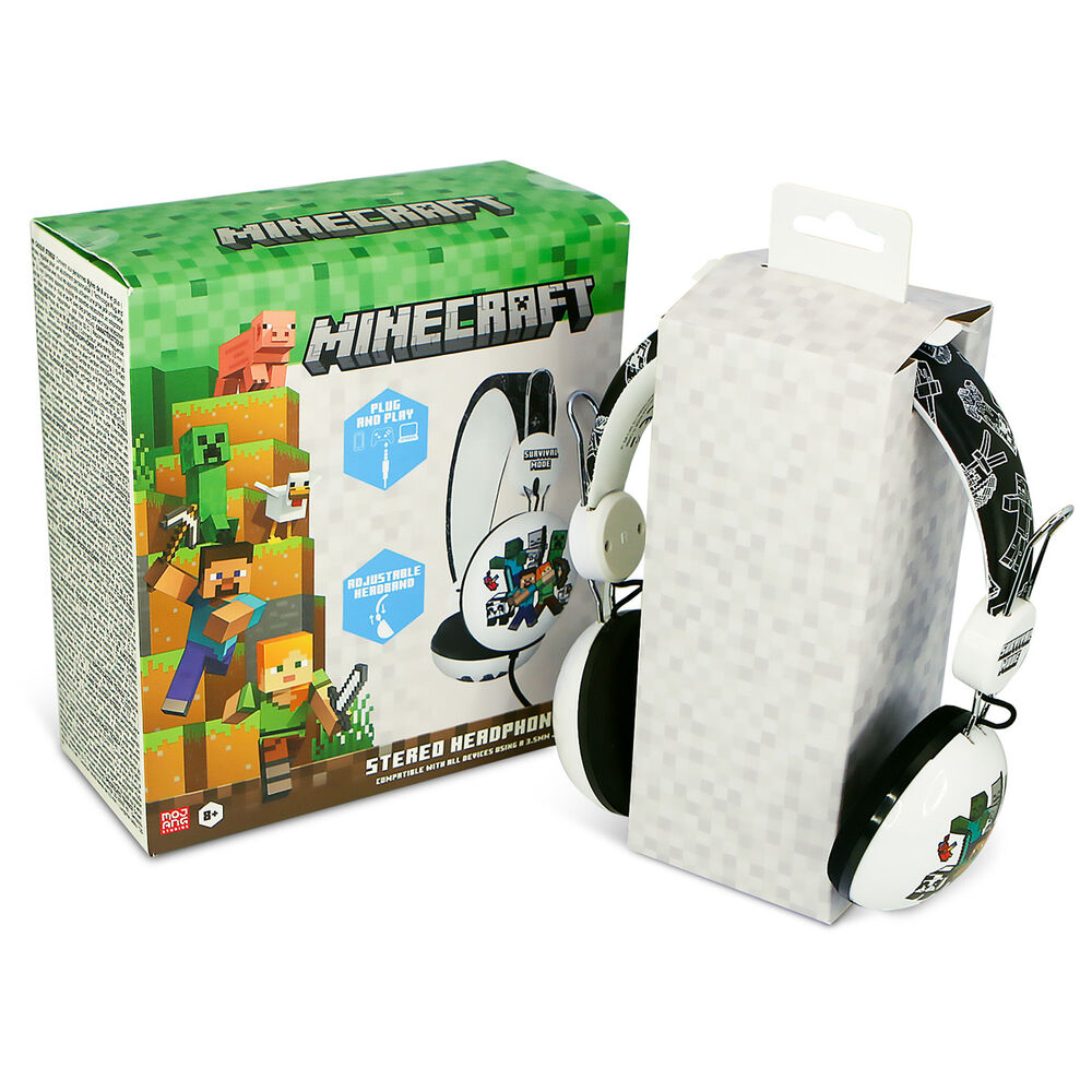 Auriculares Universais Minecraft