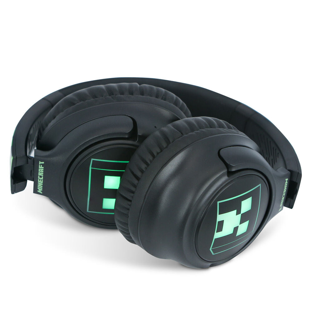 Auriculares Sem Fios LED Minecraft