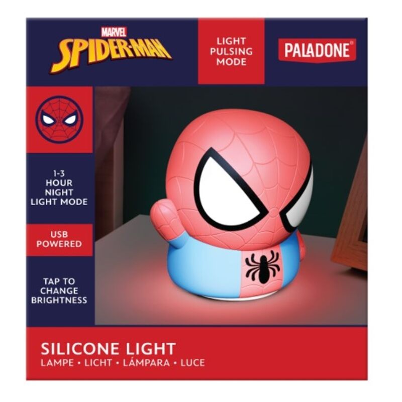 Candeeiro 3D Spiderman Marvel 14cm