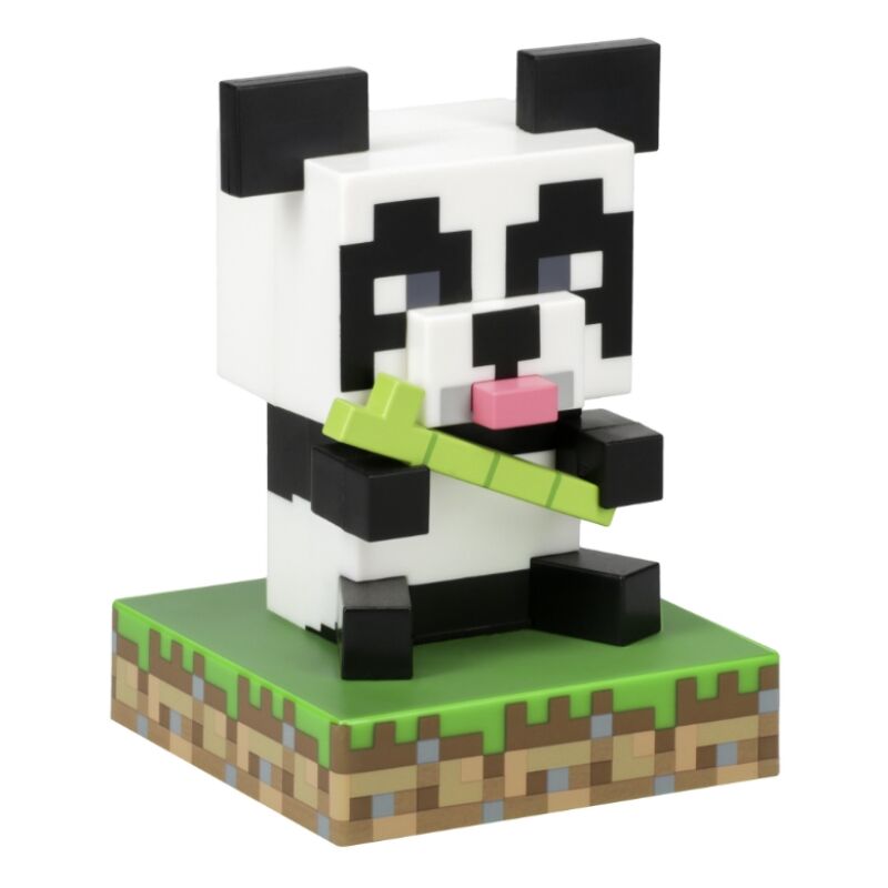 Lâmpada Icons Panda Minecraft 10cm