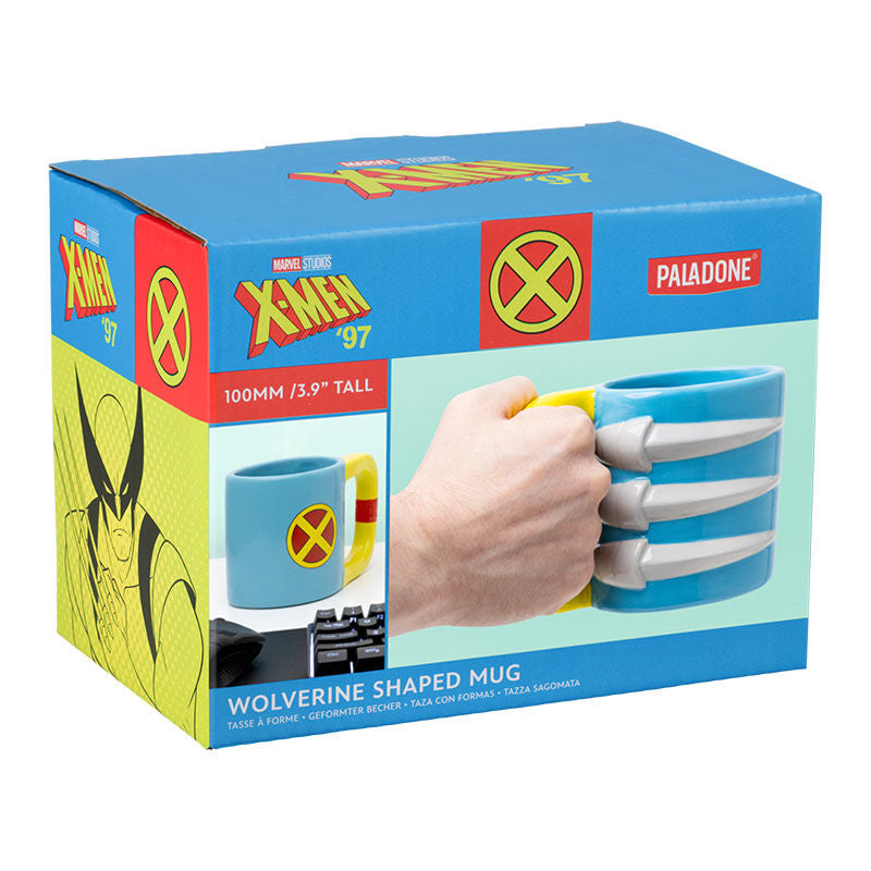 Caneca Cerâmica 3D Marvel Wolverine Claw 350ml