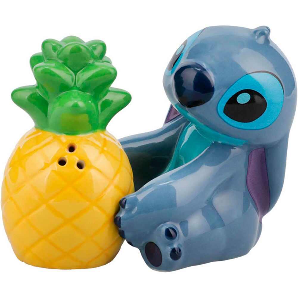 Conjunto de saleiro e pimenteiro Disney Stitch 7cm