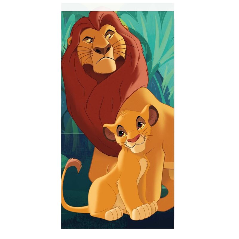 Toalha de Praia Microfibra Rei Leão Disney