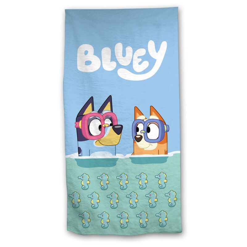 Toalha de Praia Microfibra Bluey
