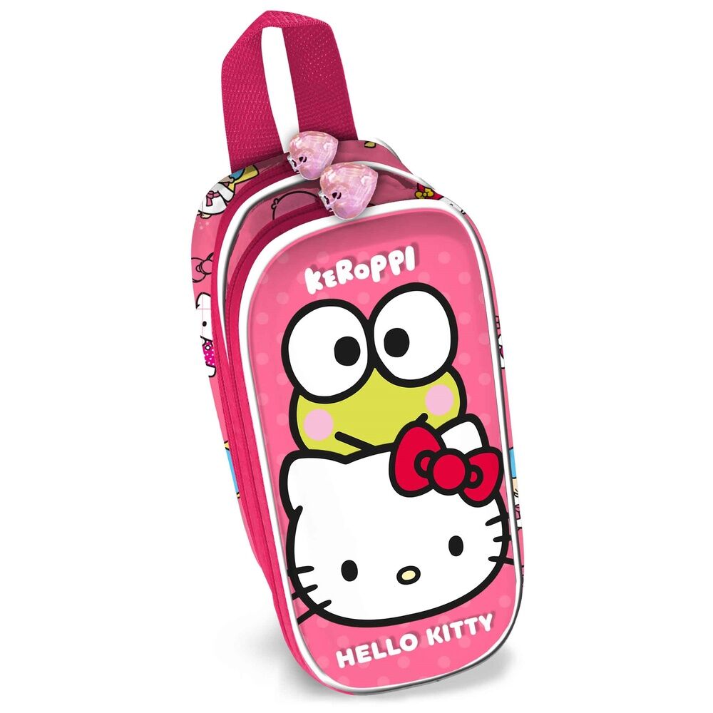 Estojo Duplo 3D Funny Hello Kitty