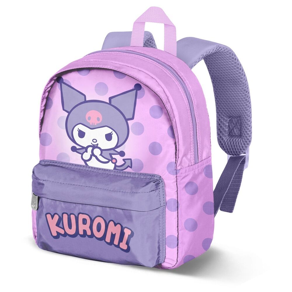 Mochila Creche Kuromi Hello Kitty 27cm