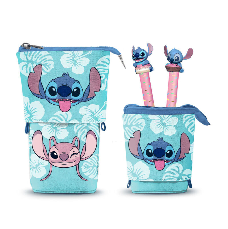 Estojo + 2 Canetas Stitch Disney