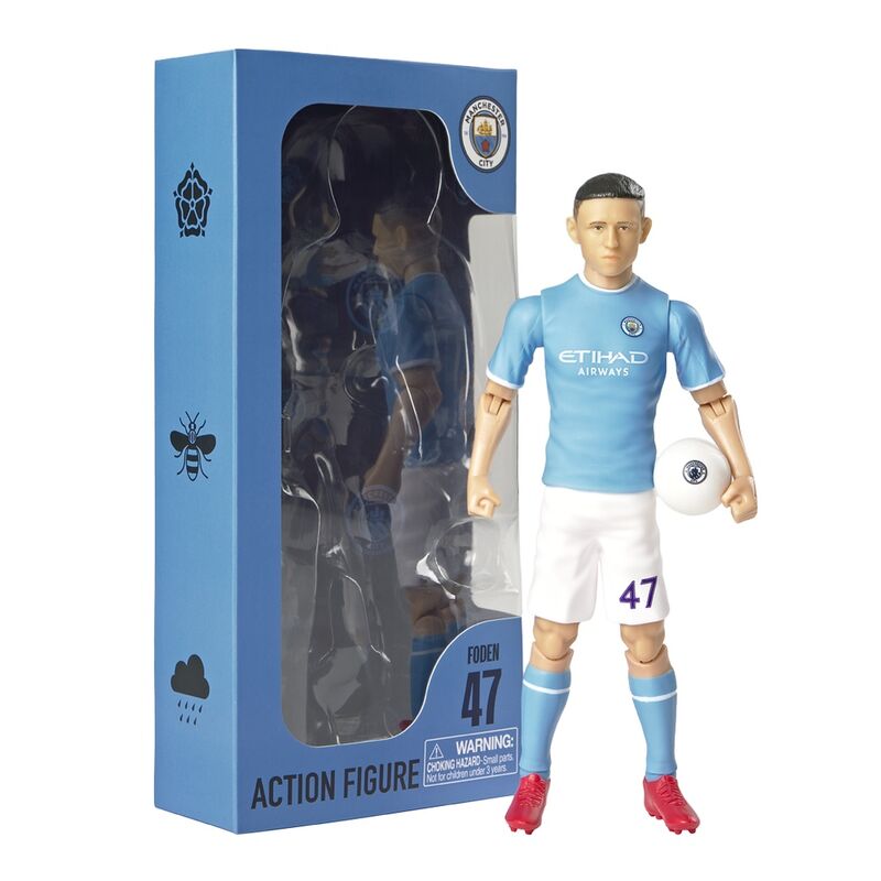 Figura Action Futebol Foden Manchester City 20cm