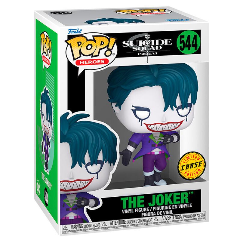 Figura POP DC Comics Escuadron Suicida Isekai The Joker Chase