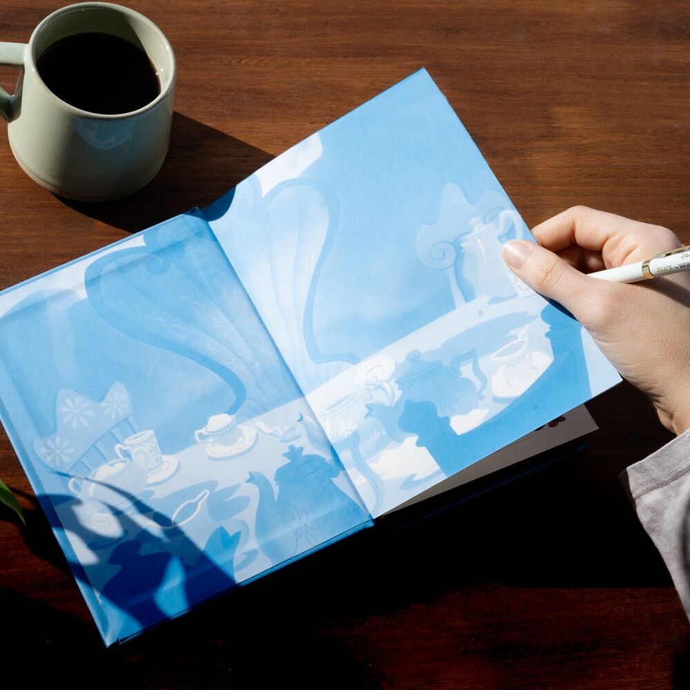 Set Caderno A5 + Caneta Alice no Pais das Maravilhas Disney