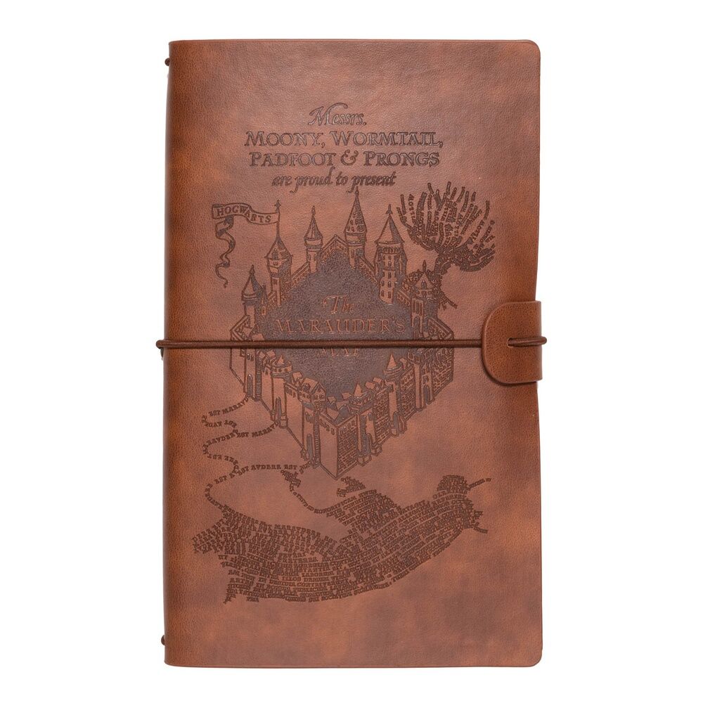 Caderno de Viagem Mapa Merodeador Harry Potter